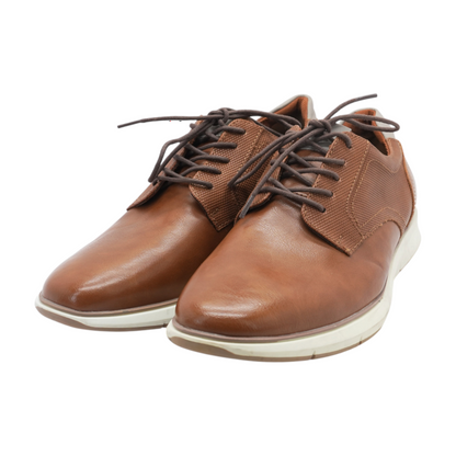 Brown Lace-Up Dress Shoes