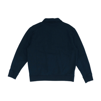 Black Solid 1/4 Zip Pullover
