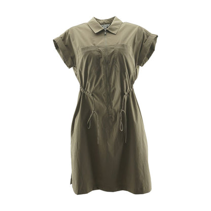 Tan Formal Mini Dress