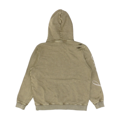 Brown Solid Hoodie Pullover