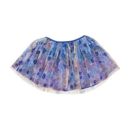 Navy Floral Mini Skirt