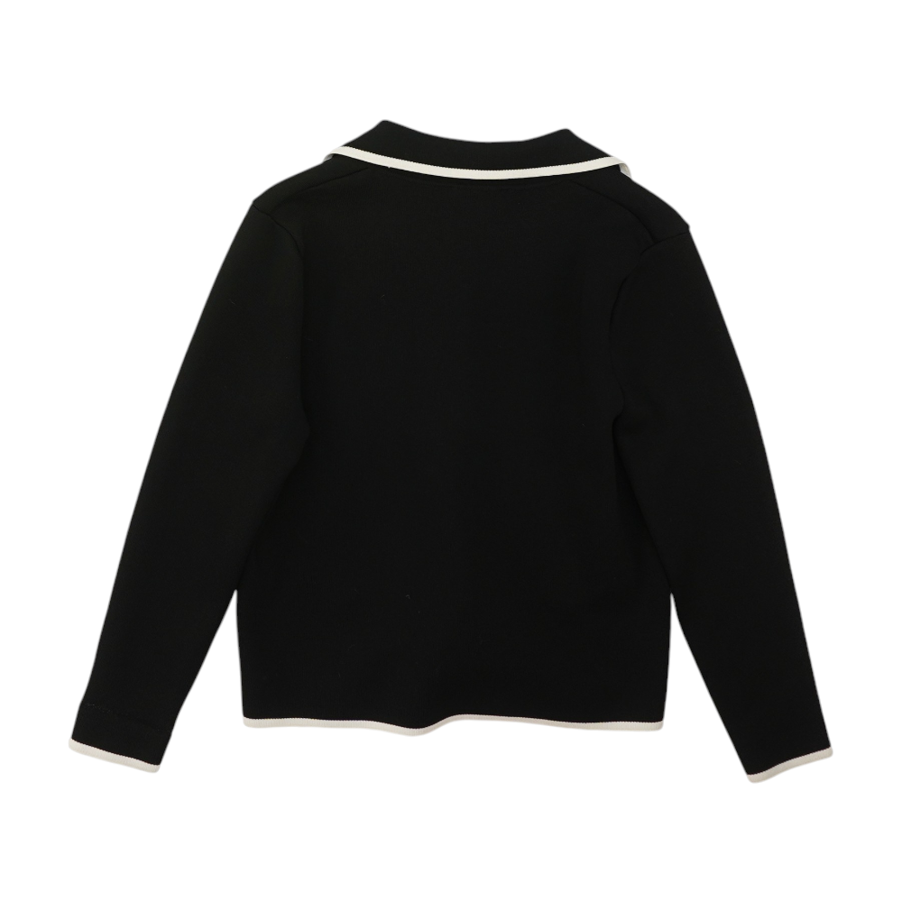 Black Solid Blazer