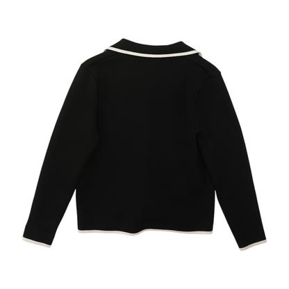 Black Solid Blazer