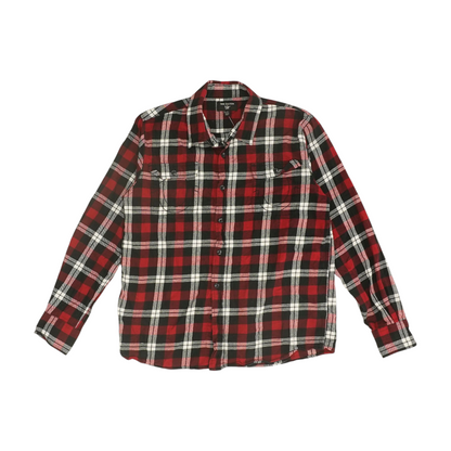 Red Check Flannel Button Down