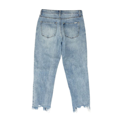 Blue Solid Jeans