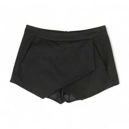 Black Striped Shorts
