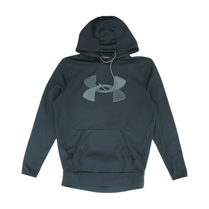Black Solid Hoodie Pullover