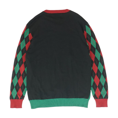 Multi Graphic Pullover Sweater