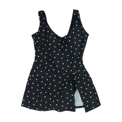 Black Print One-Piece