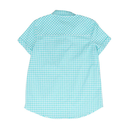 Blue Check Button Down