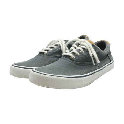 Gray Lace-Up Casual Shoes