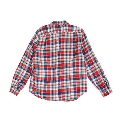 Red Plaid Flannel Button Down