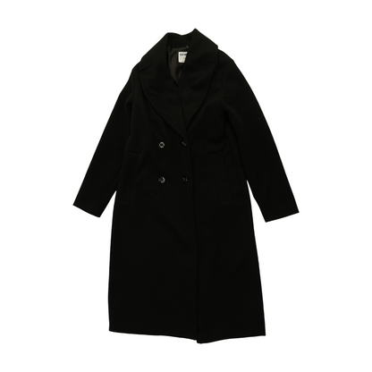 Black Tall Solid Coat