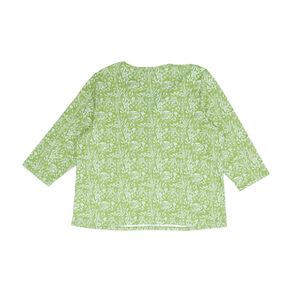 Green Plus Floral Blouse