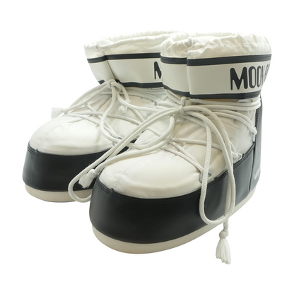 Icon Low White Nylon Boots
