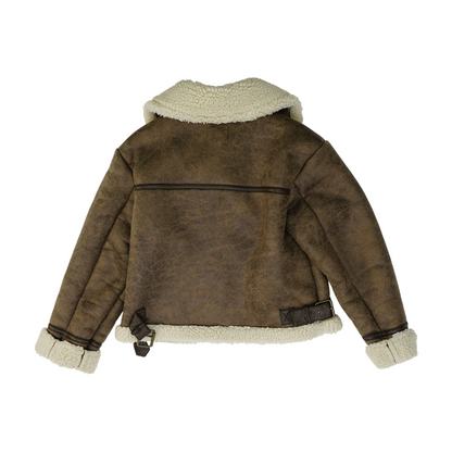 Brown Solid Jacket