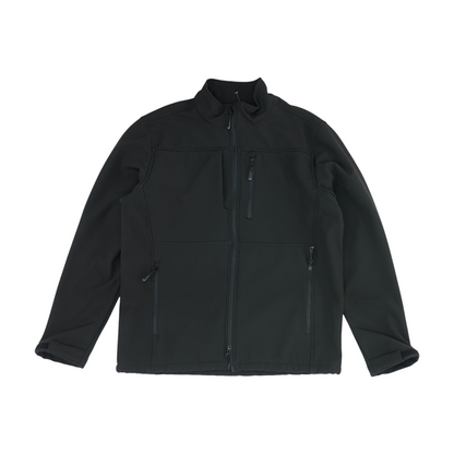 Black Solid Active Jacket