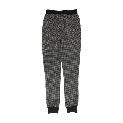 Black Polka Dot Regular Pants