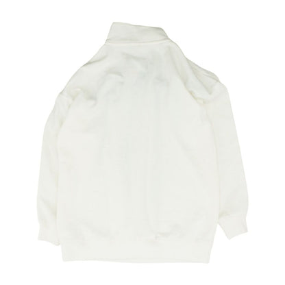Ivory Solid 1/4 Zip Pullover
