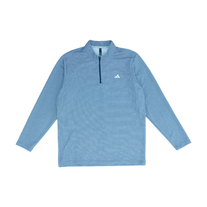 Gray Solid 1/4 Zip Pullover