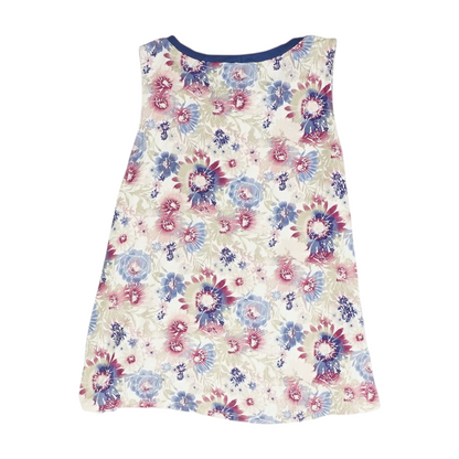 White Floral Blouse
