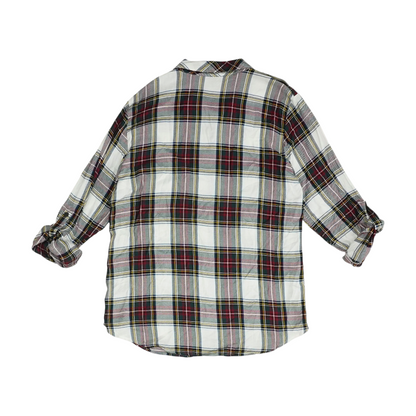 Multi Plaid Button Down