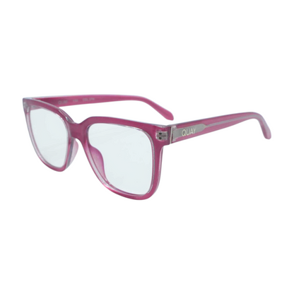 Pink Wired Oversized Prescription Eyewear