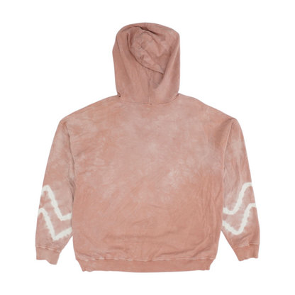 Pink Solid Hoodie Pullover