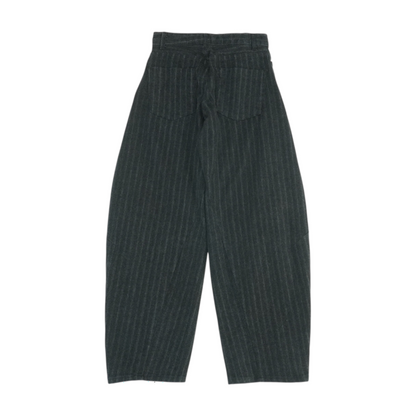 Gray Striped Pants