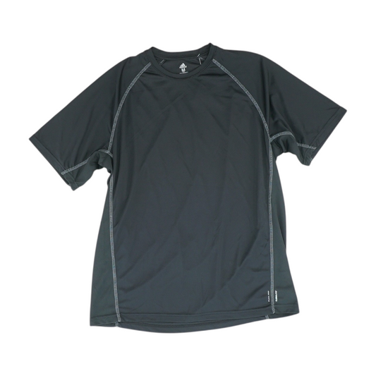 Black Solid Active T-Shirt
