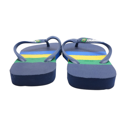 Navy Slip-On Flats