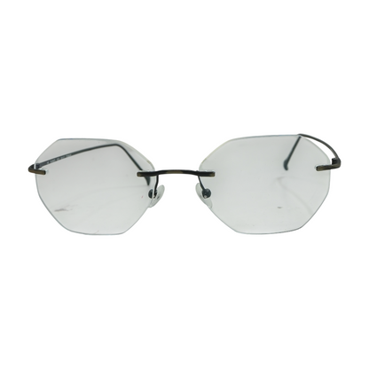 Black Geometric Prescription Eyewear