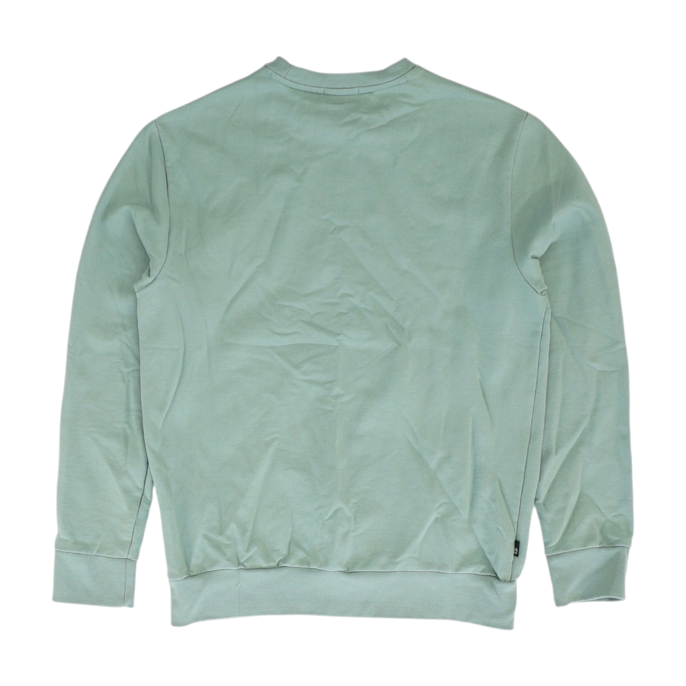 Green Solid Sweatshirt Pullover