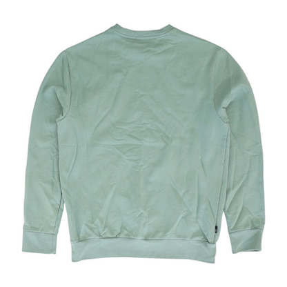 Green Solid Sweatshirt Pullover