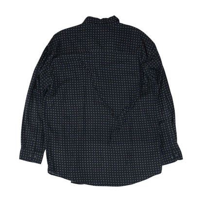 Navy Misc Long Sleeve Button Down