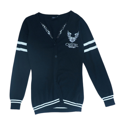 Black Cardigan Sweater