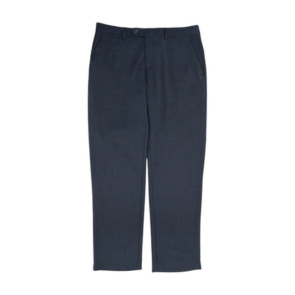 Navy Solid Dress Pants
