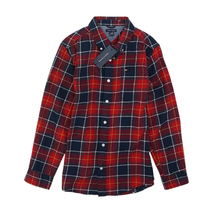 Red Plaid Flannel Button Down