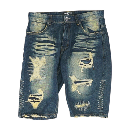 Blue Denim Shorts