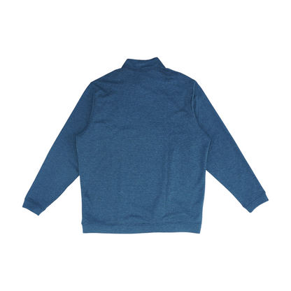 Gray Solid 1/4 Zip Pullover