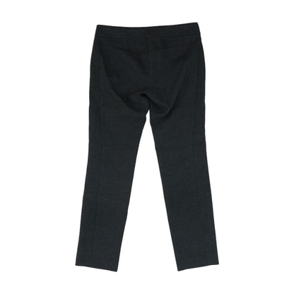 Gray Solid Dress Pants