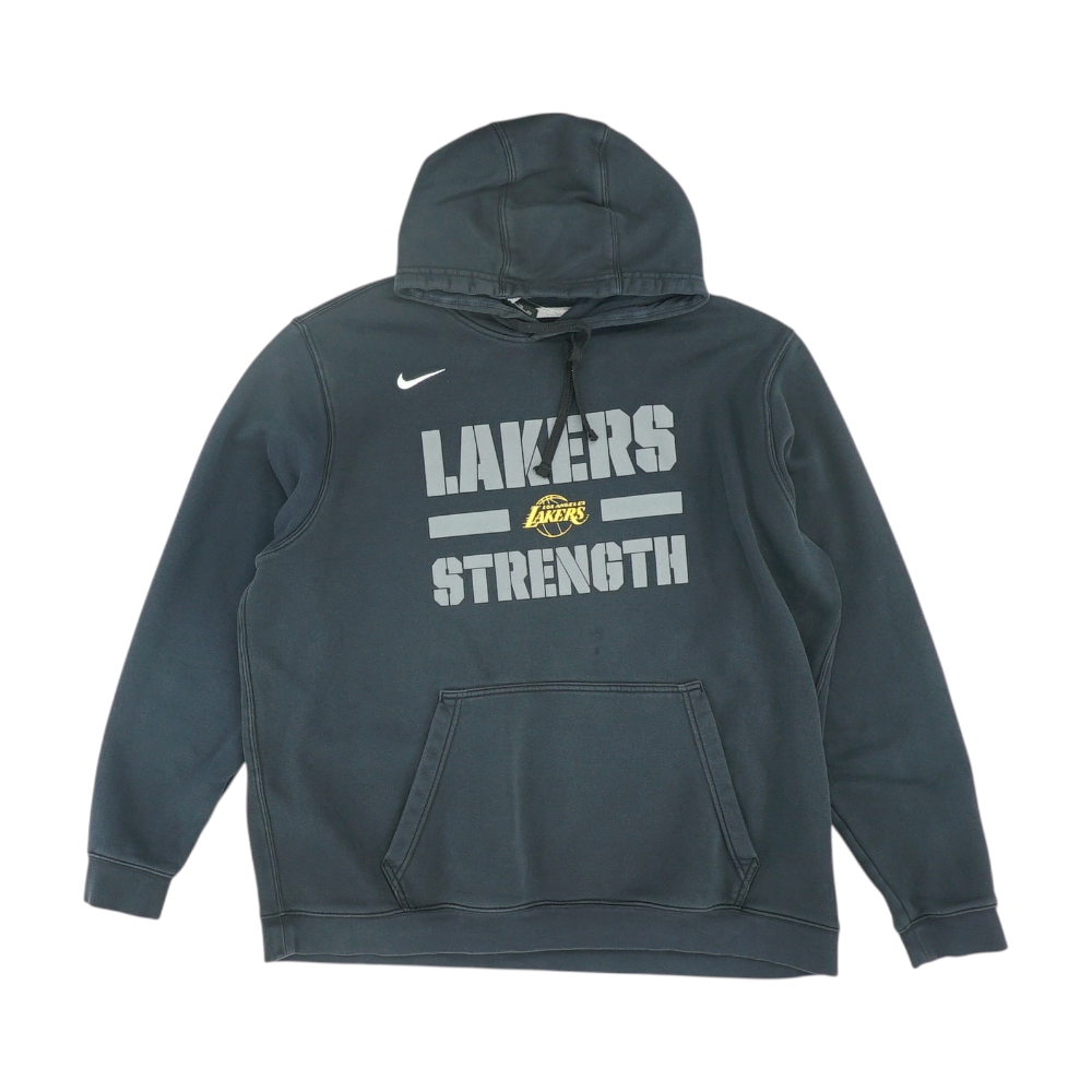 Black Los Angeles Lakers Solid Hoodie Pullover