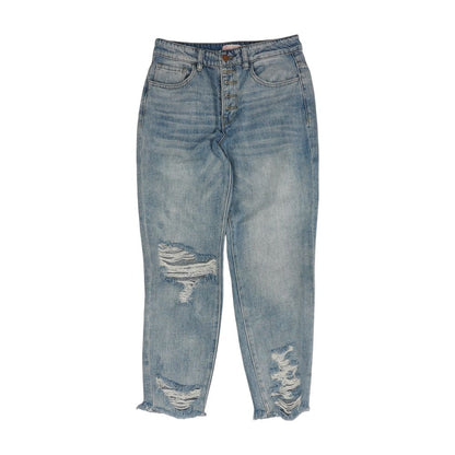 Blue Solid Jeans