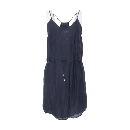Navy Check Mini Dress