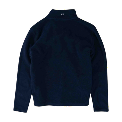 Navy Solid 1/4 Zip Pullover