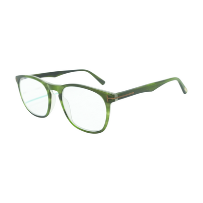 Green TF 6505 Round Prescription Eyewear