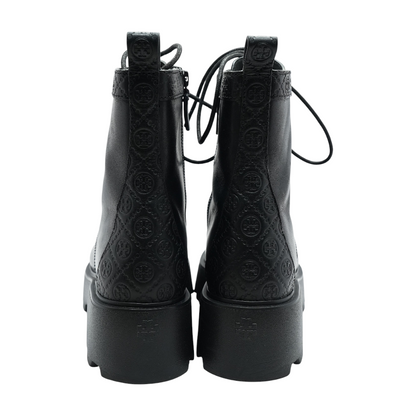 Black Double T Combat Boots