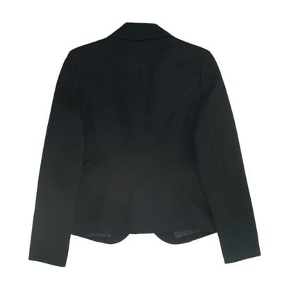 Black Solid Blazer