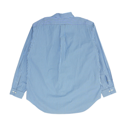 Blue Striped Long Sleeve Button Down