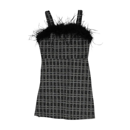 Black Check Dress